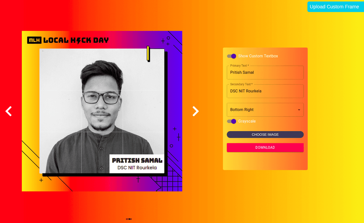 Digital Profile Generator Pritish Samal